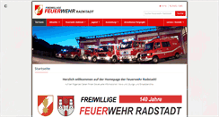 Desktop Screenshot of feuerwehr-radstadt.at