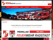 Tablet Screenshot of feuerwehr-radstadt.at